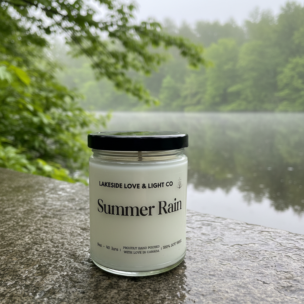 Summer Rain candle matching style